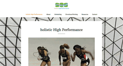 Desktop Screenshot of holistichighperformance.com