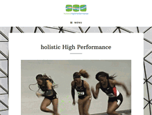 Tablet Screenshot of holistichighperformance.com